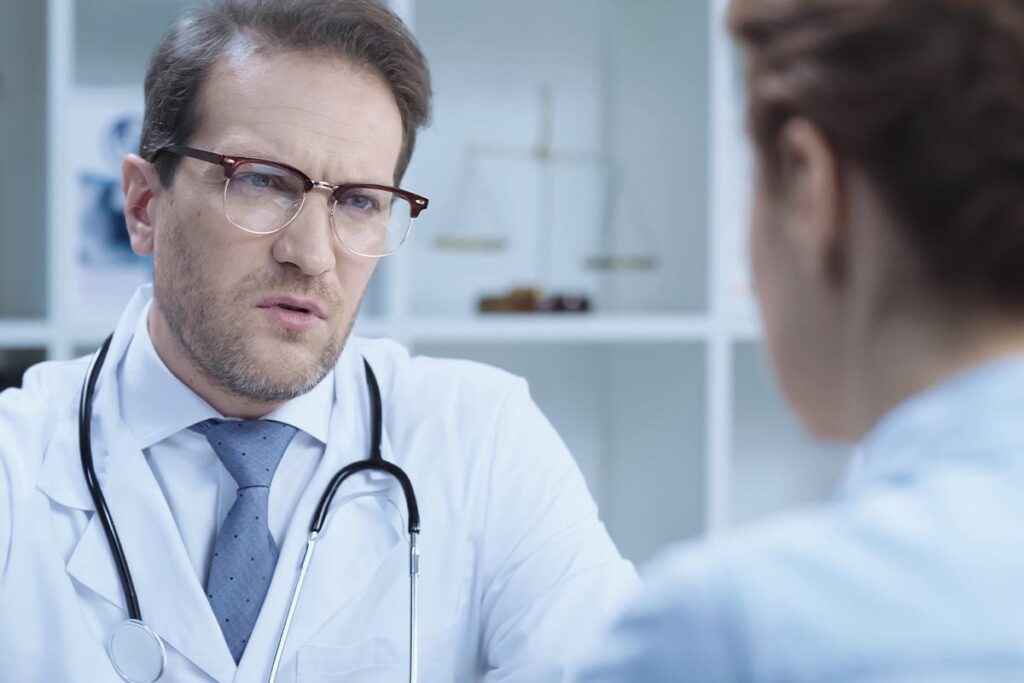 Someone asking their doctor, "What is liquid G?"