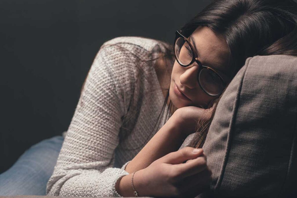 Person struggling with alcohol abuse