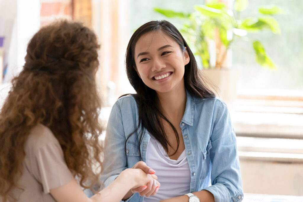 People learning how to help someone with anxiety
